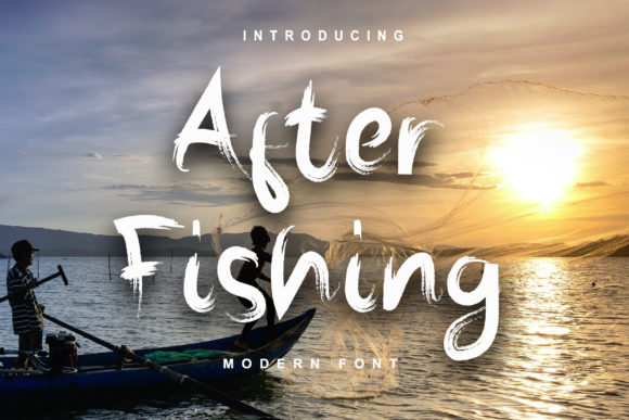 After Fishing Font Review: A Chic Display for Designers