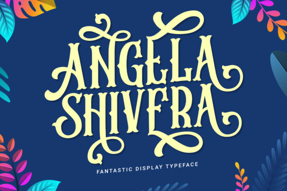 Angela Shivera: A Stylish Display Font for Editorial Design