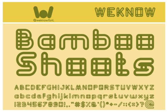 Bamboo Shoots Font: Modern Display Type for Editorial Design