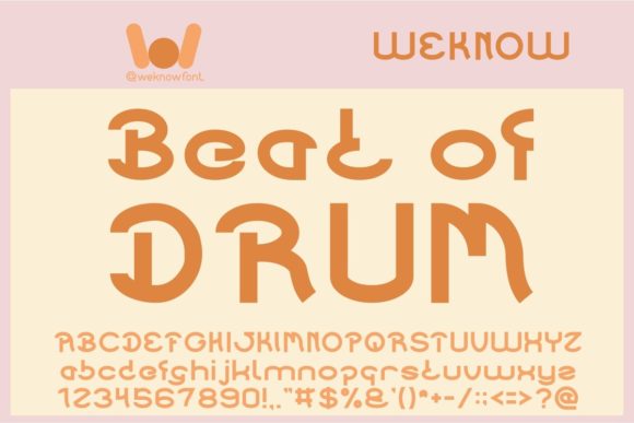 Beat of Drum Font for Memorable Branding and Design