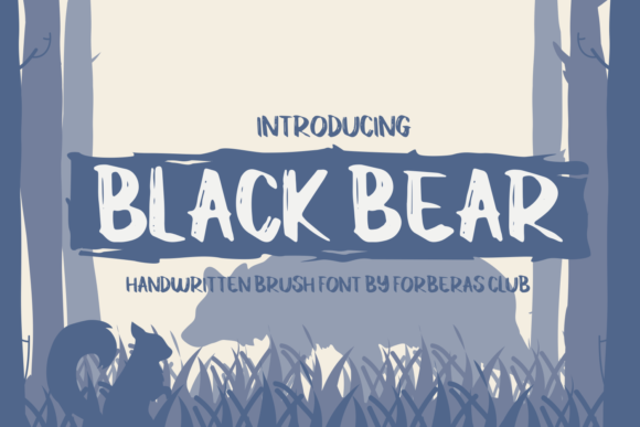 Black Bear Font for Modern Web Design Projects