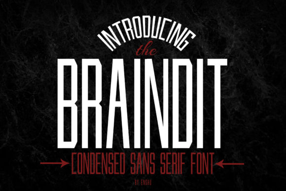 Braindit: The Bold Display Font for Strong Campaign Headlines