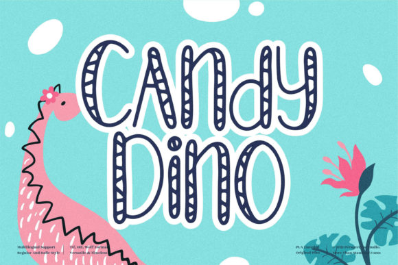 Candy Dino: A Display Font for Editorial Charm