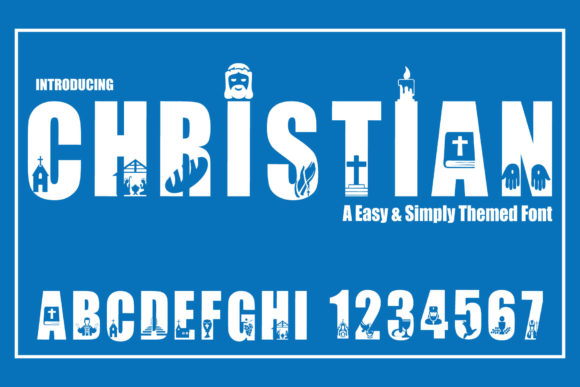 Christian Font: A Display Typeface for Religious and Creative Web Projects