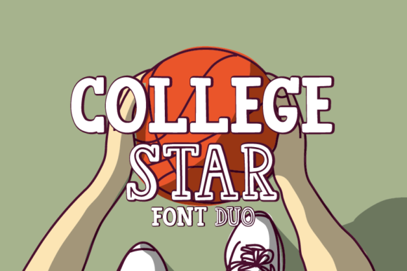 College Star Font: A Vintage-Style Display Typeface for Creative Projects
