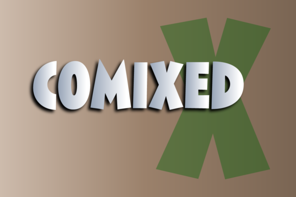Comixed Font: A Display Typeface for Digital Branding
