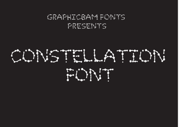 Constellation Font for Playful Brand Campaigns
