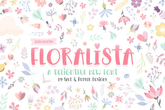 Floralista: A Playful Display Font for Memorable Branding