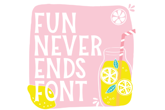 Fun Never Ends Font for Vibrant Web Design Projects