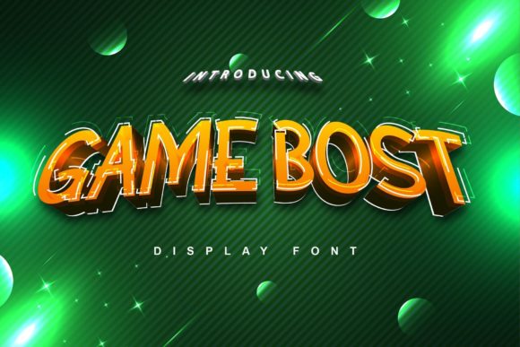 Game Bost: A Display Font That Elevates Web Design