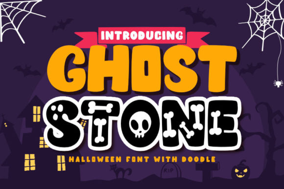 Ghost Stone Font: A Playful Display Typeface for Halloween Campaigns