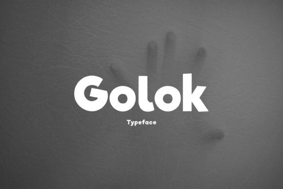 Golok Display Font for Editorial Design