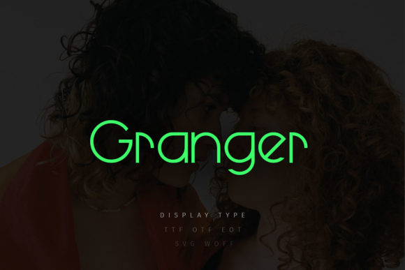 Granger Font: A Minimal Display Typeface for Editorial Design