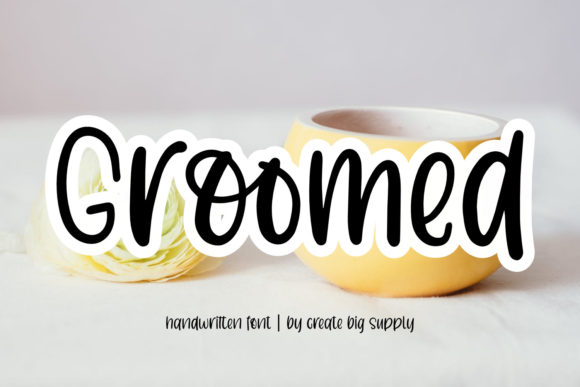 Groomed Font for Polished Branding and Display Design