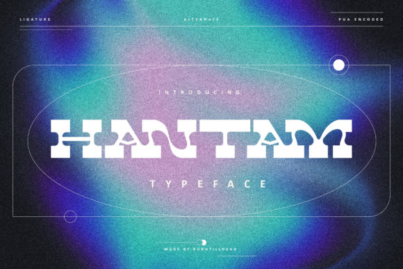 Hantam Display Font for Bold Digital Branding