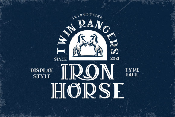 Iron Horse Font for Editorial Design Projects