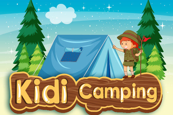 Kidi Camping Font for Handmade and Creative Projects