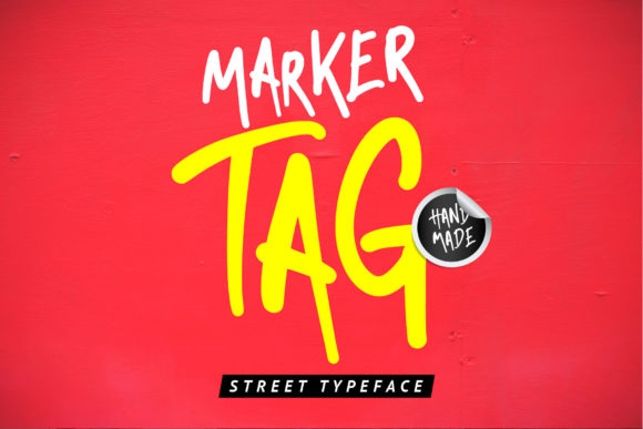 Marker Tag Font: A Bold Display Typeface for Editorial Design