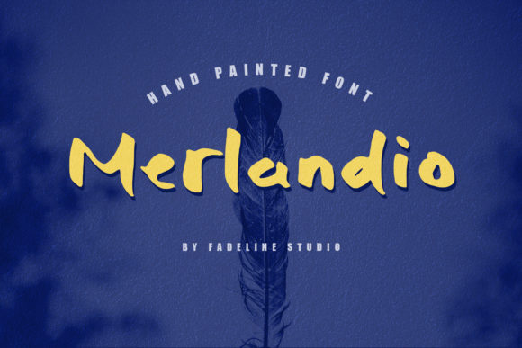 Merlandio Font: A Playful Display Typeface for Web Designers