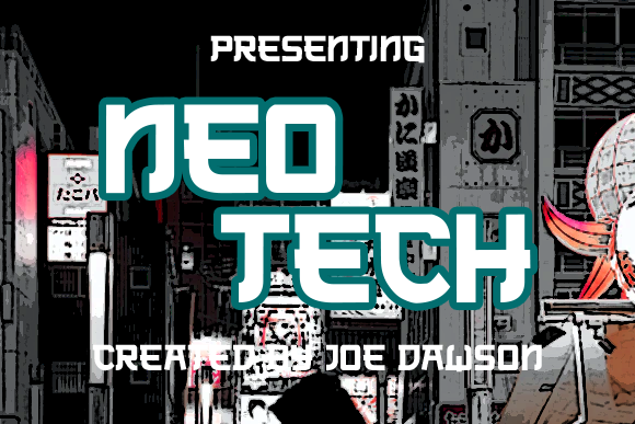 Neo Tech: A Modern Display Font for Bold Branding