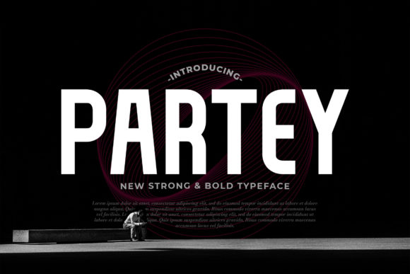 Partey Display Font for Bold Brand Campaigns