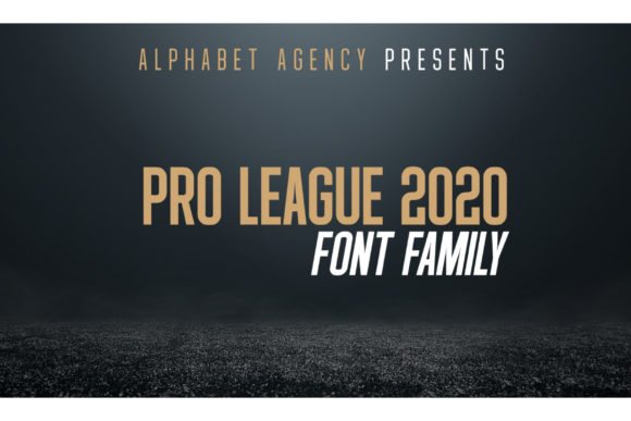 Pro League 2020 Font for Bold, Sporty Craft Creations