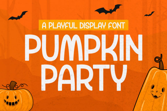 Pumpkin Party Font for Spooky and Creative Halloween Designs