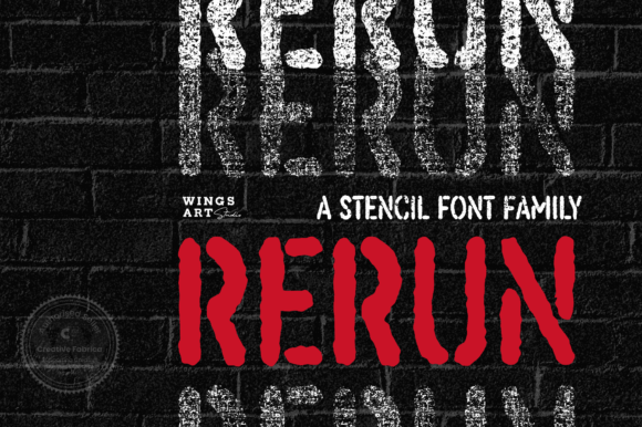 ReRun Font Review: Bold, Textured Display Type for Creative Makers
