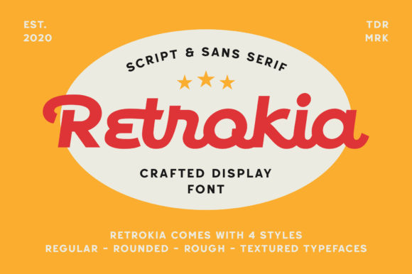 Retrokia Font: A Bold Display Typeface for Memorable Brand Campaigns