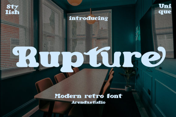 Rupture Display Font for Professional Branding and Creative Projects