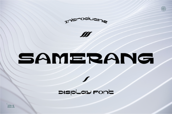 Samerang Display Font for Memorable Branding and Campaigns