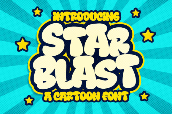 Star Blast Font: A Playful Display Typeface for Creative Makers