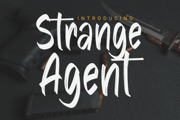 Strange Agent Font: A Friendly Typeface for Editorial Design