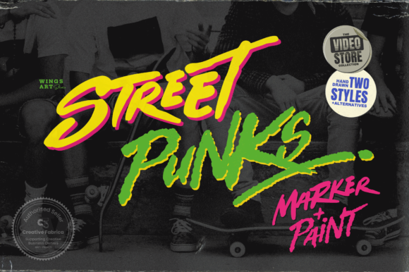 Street Punks Font: A Bold Display Typeface for Street-Style Campaigns