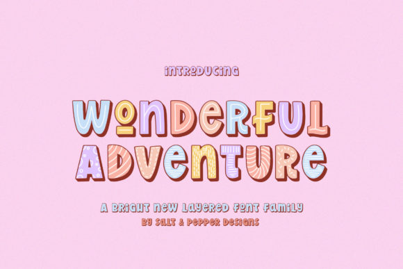 Wonderful Adventure Font for Playful Editorial Design