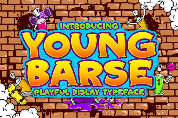 Young Barse Font for Playful Branding and Creative Designs